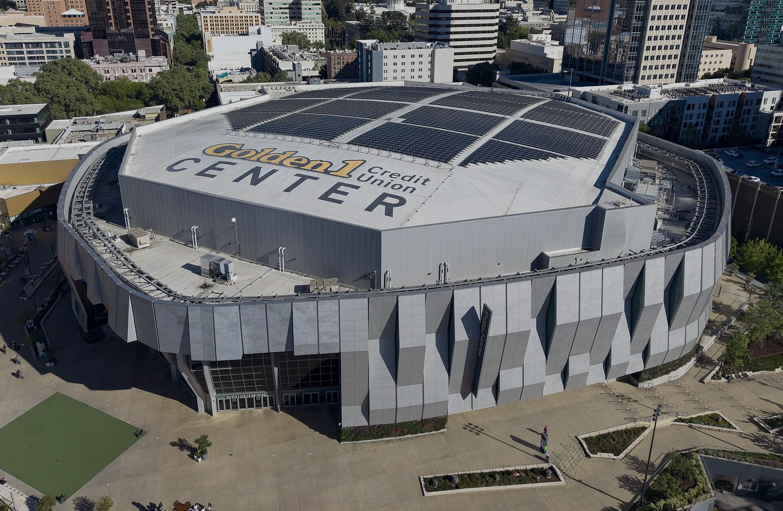 Golden 1 Center in downtown Sacramento